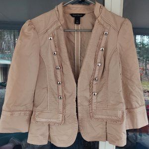 Size 8 White House Black Market Dressy Tan Blazer